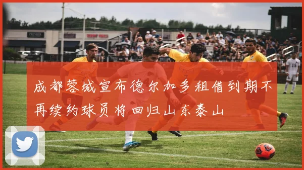 成都蓉城宣布德尔加多租借到期不再续约球员将回归山东泰山